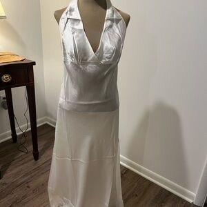 Victoria's Secret Ivory Silk Slip Dress